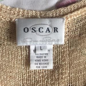 Oscar de la renta vintage knit top